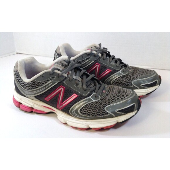 New Balance Shoes Wn 8.5 Gray/Pink 770 V3 Komen Breast Cancer Running Athletic - Picture 1 of 12